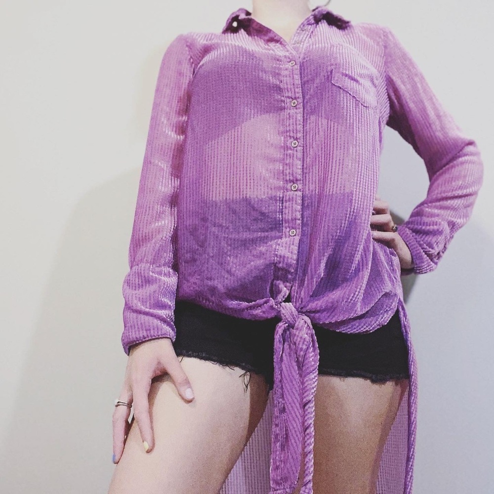 Fuchsia top